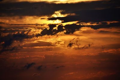 Scenic view of cloudy sky