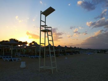 Low angle view of sky during sunset