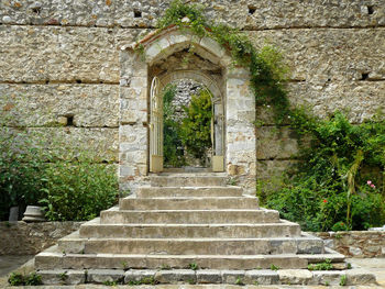 Entrance of old building