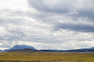 Scenic view of landscape against sky