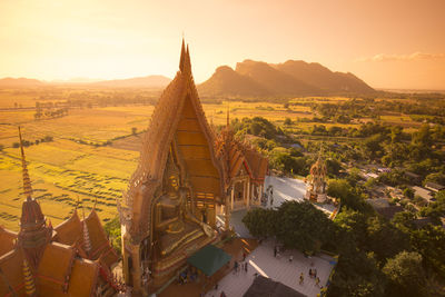 Buddha statue in wat tham sua at kanchanaburi