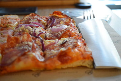 Close-up of food in plate