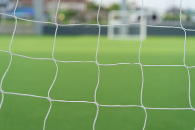 Full frame shot of soccer field