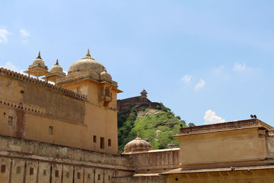 Low angle view of building against sky