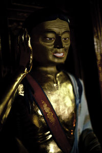 Close-up of object on wall