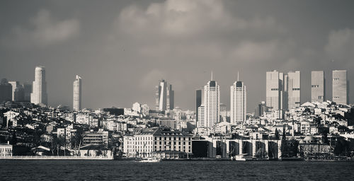 Panoramic view of buildings against sky