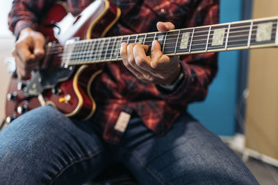 Man playing guitar