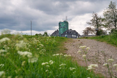 Panoramic image of the kahler asten, most famous mountain close to winterberg, sauerland, germany