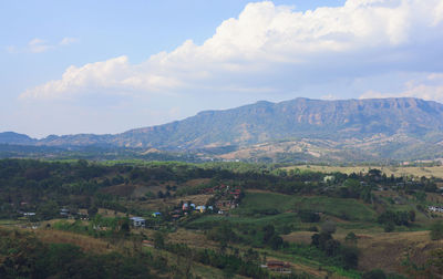 Khao kho, a mountainous landscape surrounding thailand.