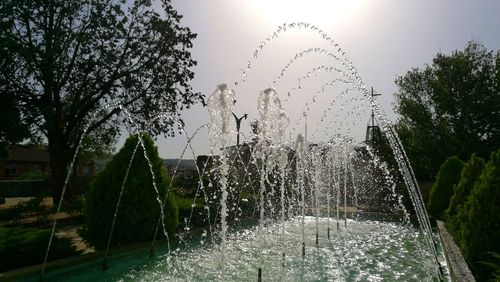 Water drops on glass