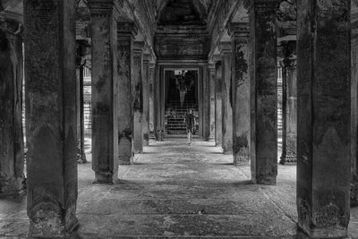 Corridor of historic building