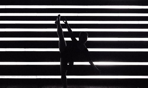 Close-up of zebra crossing