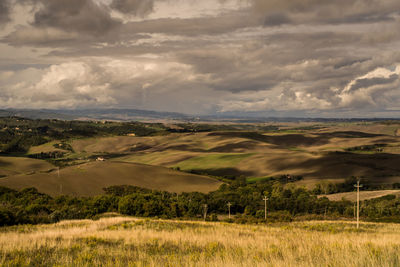 Scenic view of landscape against sky