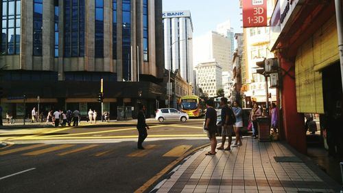 View of city street