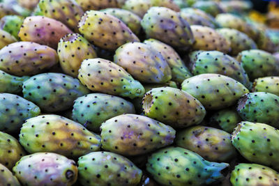 Full frame shot of fruits for sale in market