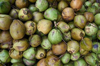 Full frame shot of fruits for sale in market