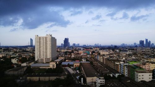 Cityscape against sky