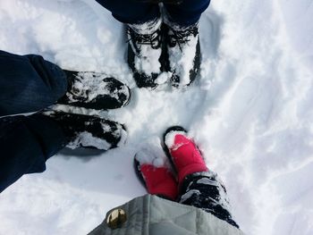 Low section of person standing on ground