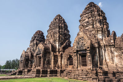 Old temple against sky