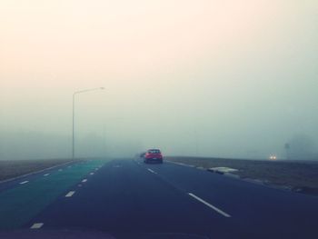 Road passing through highway