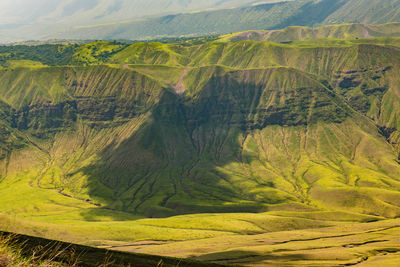 High angle view of a landscape