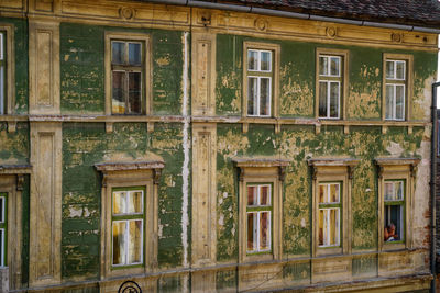 Full frame shot of old building