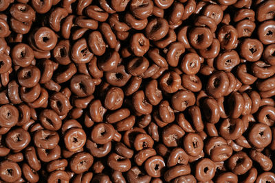 Full frame shot of roasted coffee beans