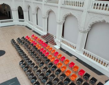 Row of shopping carts