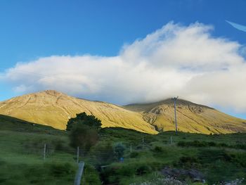 Panoramic view of landscape against sky