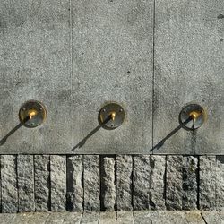 Close-up view of paving stone