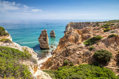 Panoramic view of sea against sky