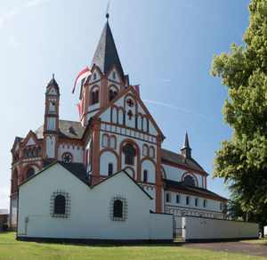 Low angle view of building against sky