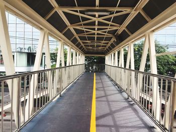 View of elevated walkway