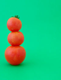 Close-up of cherries on table