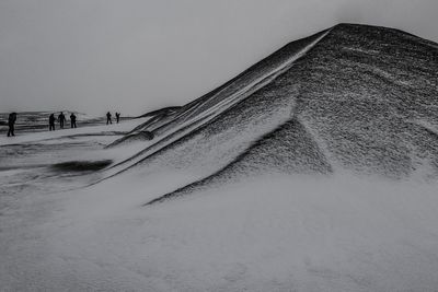 Scenic view of snow covered landscape during winter