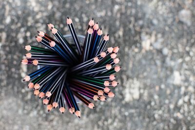 Glass of pencils