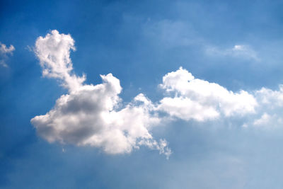 Low angle view of cloudy sky