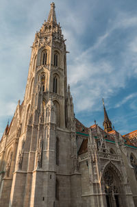 Low angle view of cathedral against sky