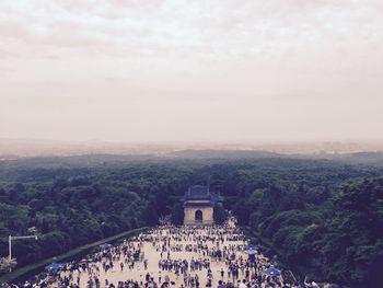 High angle view of a city