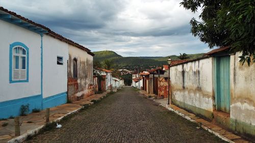 Houses against sky