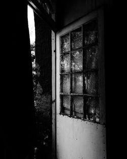 Interior of abandoned house