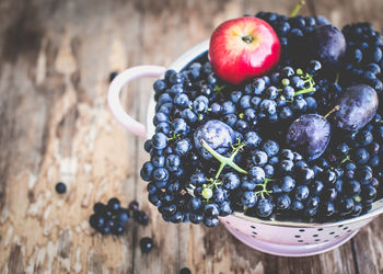 Close-up of fruits in bowl