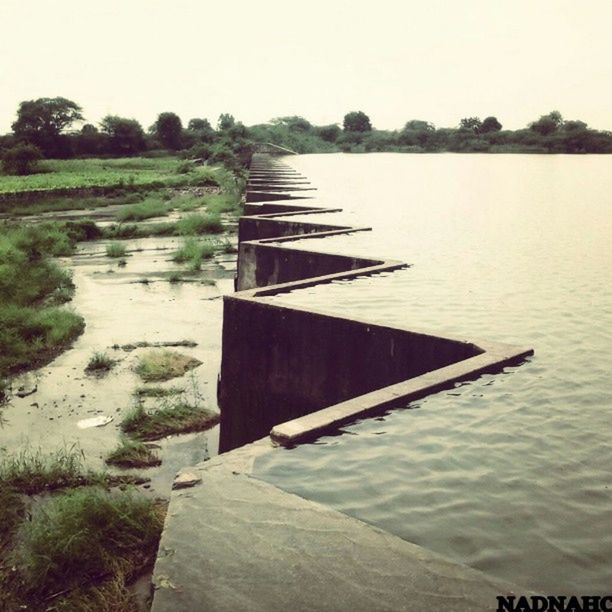 PIER OVER LAKE