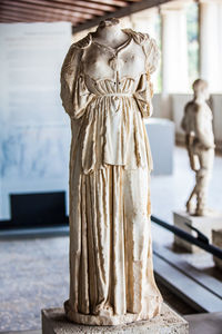 Statue of buddha in museum