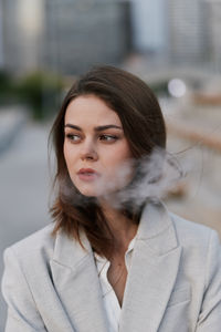 Young woman in
