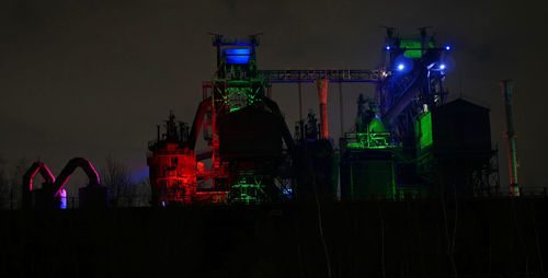 Evening in landschaftspark duisburg nord