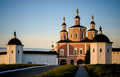 View of cathedral against clear sky