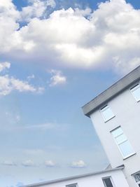 Low angle view of building against sky