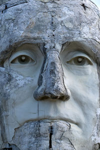 Close-up of old statue