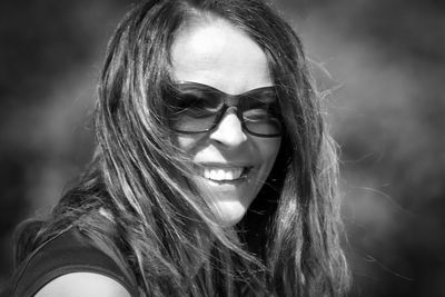 Close-up portrait of young woman